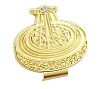 Badge élégant pour casquettes tendance en alliage - Convient pour mettre en valeur votre individualité lors de fêtes et festivals