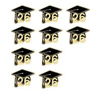 Badge en alliage pour chapeau de doctorat 2026 - 25 mm de diamètre - Parfait pour les cadeaux et les occasions - Symbole de connaissance, taille unique, Comme décrit