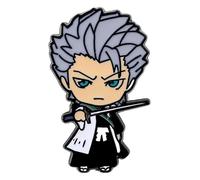 Badge en émail : Kurosaki Ichigo et Zaraki Kenpachi, broche Anime Bleach, Klein, Métal non précieux