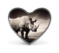 Badge en forme de cœur en forme de cœur d'Afrique du Sud, joli porte-badge d'identification pour woker, broche en métal en forme de cœur pour homme et femme, cadeau de médecin, accessoires de manteau