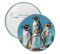 Badge en métal rond en forme d'animaux, broche légère pour sac à dos, épingles à boutons tendance pour chemises, vestes, châle, manteau, unisexe, 20PCS, Fer blanc, épingles rondes en métal