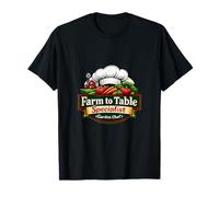 Badge « Farm to Table Specialist Garden Chef Local Pride » T-Shirt