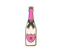 Badge - Femme Rose | Pin's Champagne | Badge du Nouvel An | Soirée Bachotage | Time to dance on the table