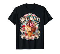 Badge Glacier rétro au Cornet T-Shirt