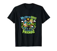 Badge Graphique Bike Circle Friends Local Pride T-Shirt