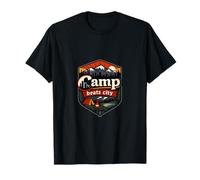Badge Graphique Camp Beats City Mountain T-Shirt