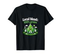 Badge Graphique « Local Blood » 100% Green Recycling Pride T-Shirt