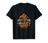 Badge Graphique Vintage Born for The Bends Biker T-Shirt