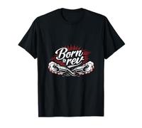 Badge Graphique Vintage Born to Rev T-Shirt