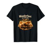 Badge Graphique Vintage Wanderlust on Wheels T-Shirt