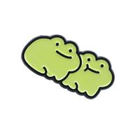 Badge grenouille ludique élégant - Accessoire parfait pour un anniversaire de garçon et de fille, taille unique, Comme décrit