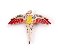 Carat Badge Harry Potter Fumseck Le Phénix Multicolore