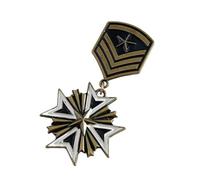 Badge Historique En Détresse Badge Collectionnel De Broche Martiale Pour Les Passionnés Des Amateurs De Collection D'événements Emblèmes Broche Nostalgique