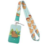 Badge Holder With Lanyard - Polyester, Metal Keys Cell Phone Holders | Metal Buckle Keychain Holder For Teachers, Engineers, Couriers, Students, Businessmen, Journalists