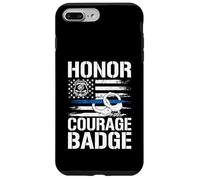 Badge Honor Courage Police Coque pour iPhone 7 Plus/8 Plus