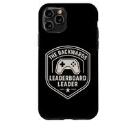 Badge Humoristique Noob Gamer Blague Leaderboard Sarcasme Gaming Fan Coque pour iPhone 11 Pro