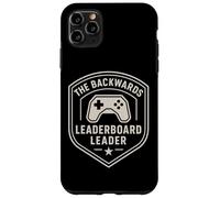 Badge Humoristique Noob Gamer Blague Leaderboard Sarcasme Gaming Fan Coque pour iPhone 11 Pro Max