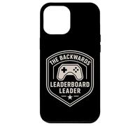 Badge Humoristique Noob Gamer Blague Leaderboard Sarcasme Gaming Fan Coque pour iPhone 12 Pro Max