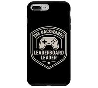 Badge Humoristique Noob Gamer Blague Leaderboard Sarcasme Gaming Fan Coque pour iPhone 7 Plus/8 Plus