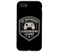 Badge Humoristique Noob Gamer Blague Leaderboard Sarcasme Gaming Fan Coque pour iPhone SE (2020) / 7/8