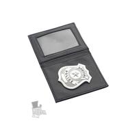 Badge Inspecteur de Police - SMIFFY'S - Noir - Accessoire Déguisement