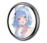 Badge LED lumineux avec qualité d ' image 283 PPI Prend en le téléchargement de photos et de vidéos Connexion sans fil facile pour une configuration rapide Broche d ' affichage vidéo