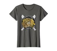 Badge Legion Etrangere Combat Foret CEFE T-Shirt, Femme, Asphalte, XL