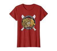 Badge Legion Etrangere Combat Foret CEFE T-Shirt, Femme, Canneberge, L