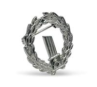 Badge maçonnique en forme de colonne brisée Argent