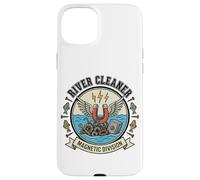 Badge magnétique de pêche River Cleaner Coque pour iPhone 15 Plus