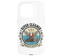 Badge magnétique de pêche River Cleaner Coque pour iPhone 15 Pro