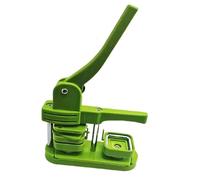 Badge Maker DIY Badge Bouton de réfrigérateur carré pour la fabrication de badges/aimants de réfrigérateur 50 x 50 mm(Green)