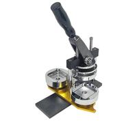 Badge Maker DIY Badge Ensemble de machine de fabrication d'aimants de réfrigérateur carrés en métal 50 * 50 mm comprenant 100 matériaux à bords arrondis