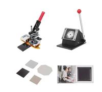 Badge Maker DIY Badge Machine de fabrication d'aimants de réfrigérateur 50 × 50 mm Machine de fabrication d'aimants de réfrigérateur carrés Machine de fabrication de badges