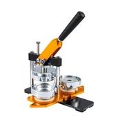 Badge Maker DIY Badge Machine de fabrication de boutons de 75 mm, poinçonneuse de badges, fournitures de fabrication de boutons avec 100 pièces de boutons et coupe-cercle