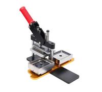 Badge Maker DIY Badge Machine de presse à badges de réfrigérateur carrée 80x53mm/65x90mm rotative avec 100 pièces magnétiques(80x53mm Set)