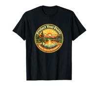 Badge Mental Health Wilderness Protect Your Peace T-Shirt
