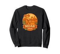 Badge Moab Utah Desert Bighorn Ewe and Lamb Sweatshirt