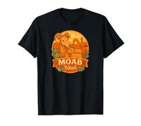 Badge Moab Utah Desert Bighorn Ewe and Lamb T-Shirt