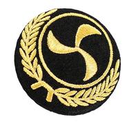 Badge multi-usage avec motif brodé pour un look de vol marin professionnel et des styles d'uniforme, couvre-chef, chapeau, One Size, Comme décrit
