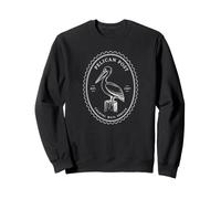 Badge Nautique Pelican Post Coastal Mail Service Ocean Bird Sweatshirt