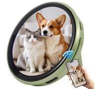 Badge numérique 6,1 cm grand bouton de commande pour smartphone | Badge décoratif électronique avec écran tactile HD, pour fans de bande dessinée, bureau, cosplay, événements, photos