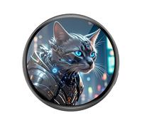 Badge Numérique | Écran tactile d'affichage vidéo anime,Badge intelligent portable - Pour collectionneurs, fans, adolescents, adultes, étudiants, salon, voyage, cosplay, événement,