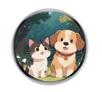 Badge Numérique - Écran Tactique Magnétique Décoratif à Affichage Vidéo - Photo Anime 4.3 cm,pour Employés Convention Service Professionnel Anniversaire Réunion Infirmière