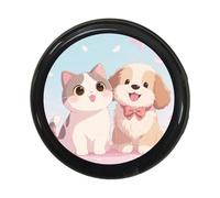 Badge numérique HD, étiquette nominative mignonne, broche électronique de 2,1 pouces avec écran, affichage de pixels animés, badge numérique avec batterie longue, accessoires de ventilateur pour servi