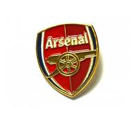 Badge officiel écusson Arsenal FC (Taille unique) (Rouge/Or)