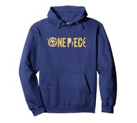 Badge One Piece Sanji Black Leg Anime Sweat à Capuche, Unisexe pour Adultes, Bleu Marine, XL