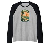 Badge Oriente Cuba Coastal Beach Sunset Manche Raglan