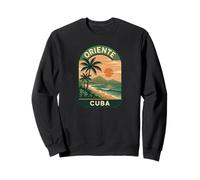 Badge Oriente Cuba Coastal Beach Sunset Sweatshirt