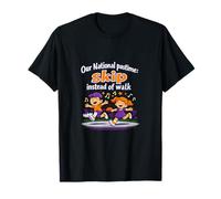 Badge « Our National Pastime Skip Instead of Walk » T-Shirt